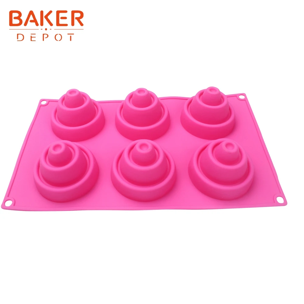 BAKER DEPOT силиконовая форма для пудинга и желе круглая выпечки тортов инструмент
