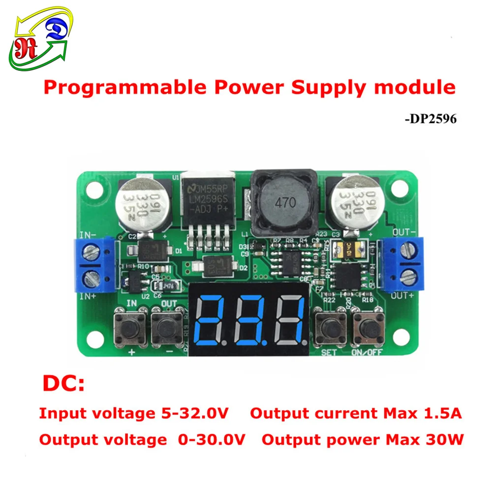 RD LM2596 постоянной Напряжение Шаг вниз программируемый Питание понижающий