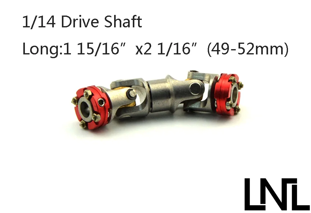 LNL Rc Tamiya 1/14 49 52 мм Универсальный приводной вал из нержавеющей стали|drive shaft|universal drive