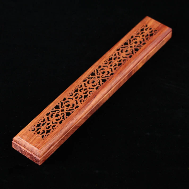 Бамбуковая курильница подставка для ароматических палочек ящик Joss-stick Box полый ароматерапия Zen лежащий курильщик домашний офис Чайный домик G