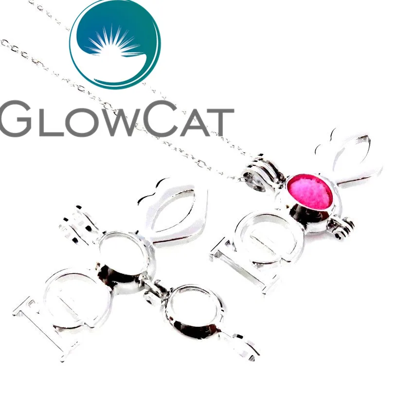 GLOWCAT L499 Милая буква I Do бусины с принтом &quotгубы&quot Cage Женская Свадебная Ожерелье