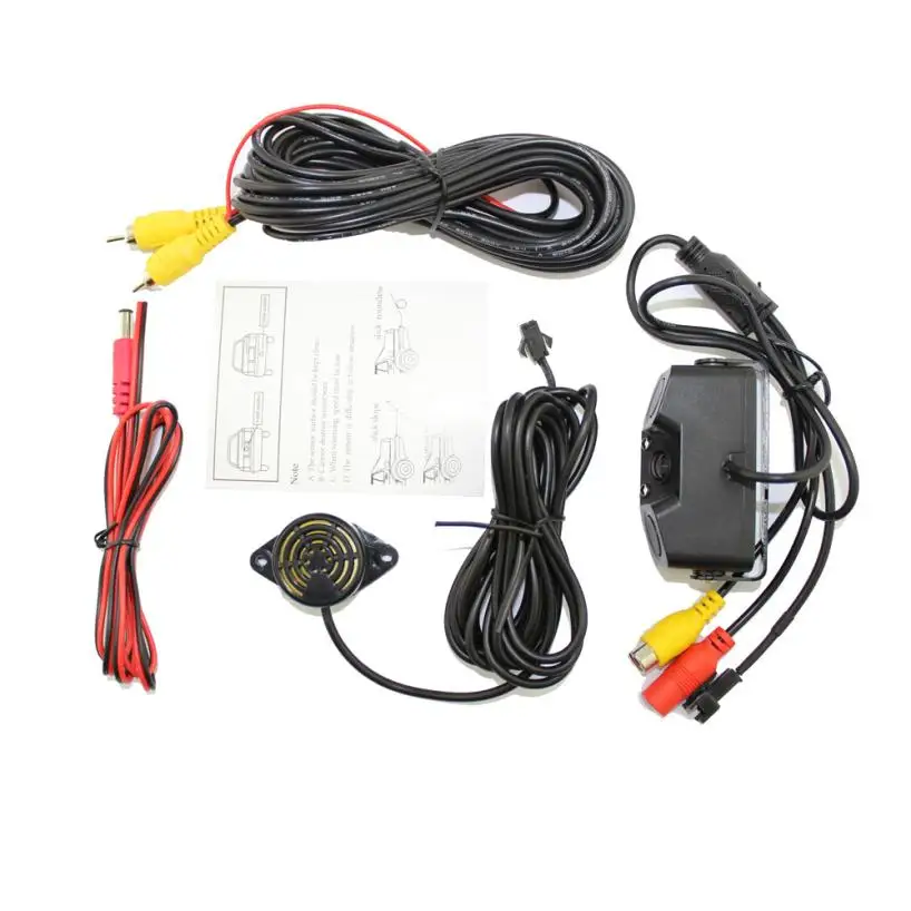 Камера ночного видения 2LED камера заднего вида с радар датчиком парковки