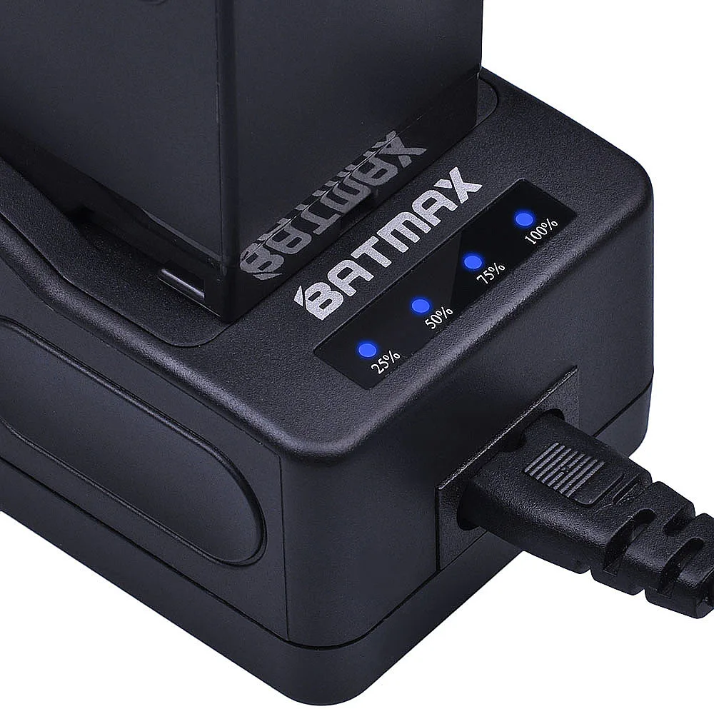 Batmax светодио дный очень быстрые Зарядное устройство для sony NP-F970 NP-F960 F970 F960 Батарея