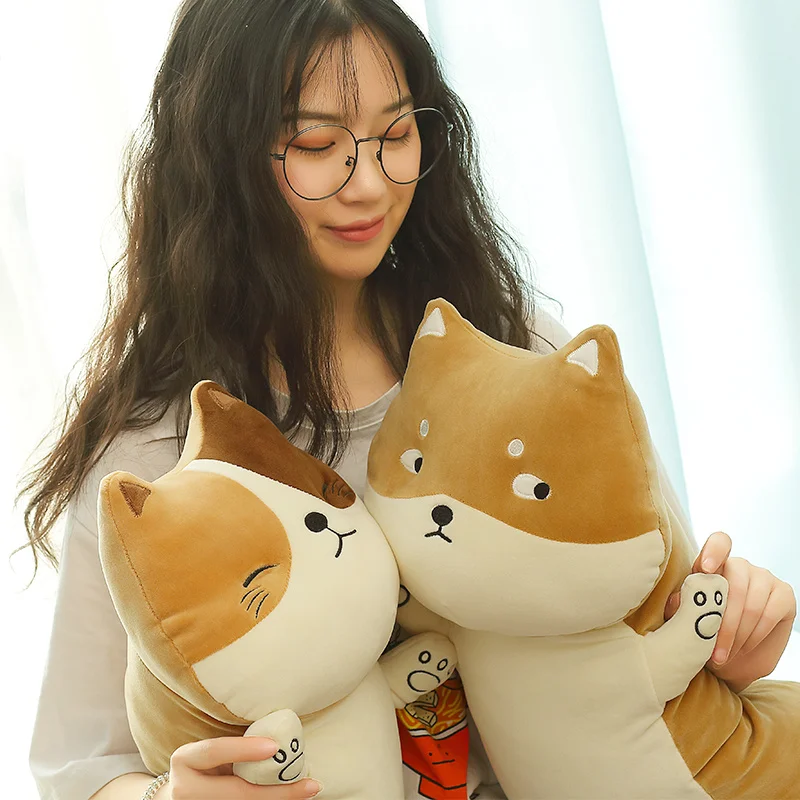 1 шт. 70 см мягкая собака хаски плюшевая игрушечная кошка игрушка кукла Подушка для