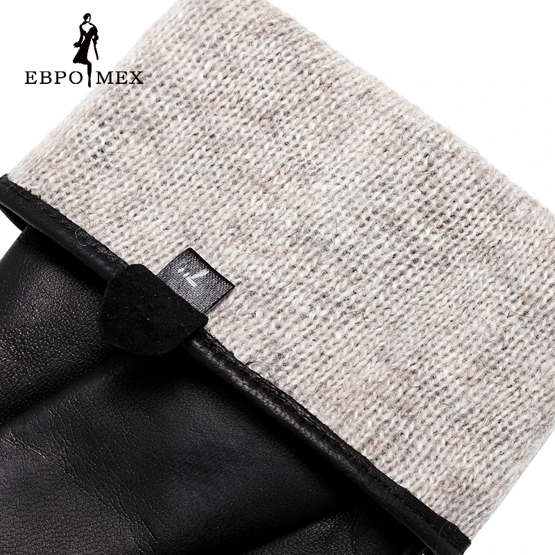 Натуральная Кожа перчатки женские Моды кожаные Старинные женщины Высшего Сорта