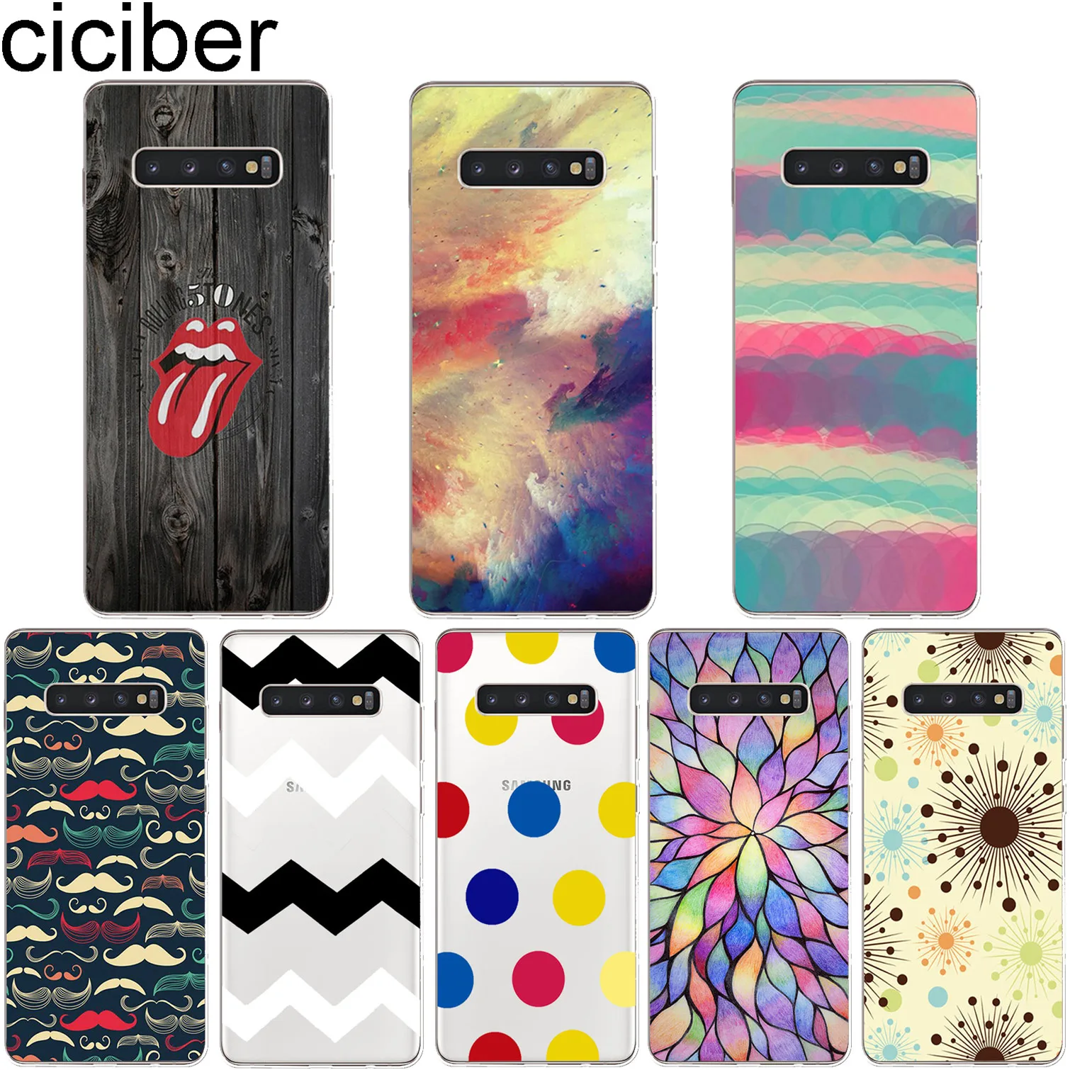 Ciciber чехол для Samsung Galaxy S10 S9 S8 S7 S6 Lite Plus + S10e Edge S5 мини чехлы телефонов мягкие ТПУ