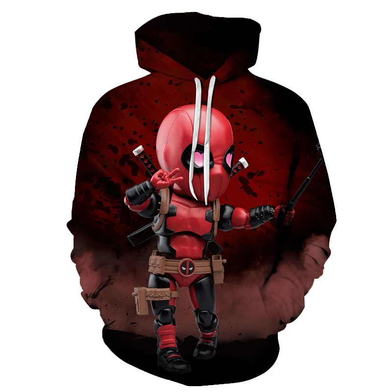 Дэдпул, худи, костюм с капюшоном, модный, размера плюс, hoddie, топ для мужчин wo, мужские толстовки, хип-хоп спортивная одежда