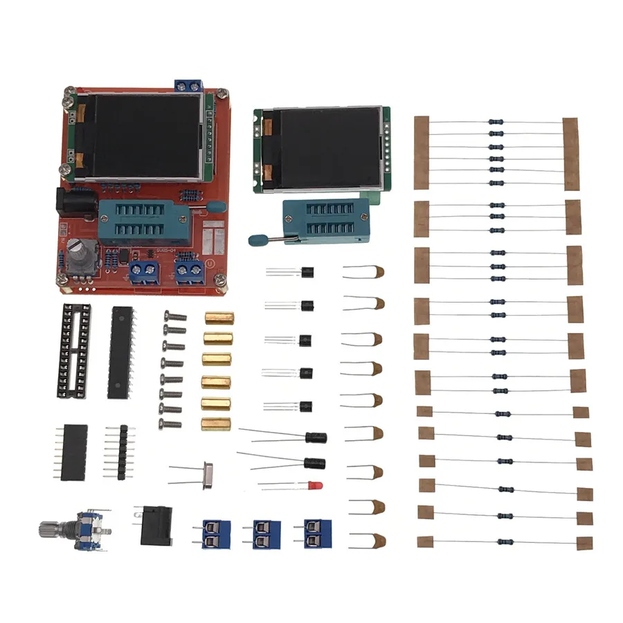 Многофункциональный тестер транзисторов GM328 инструмент для измерения емкости и