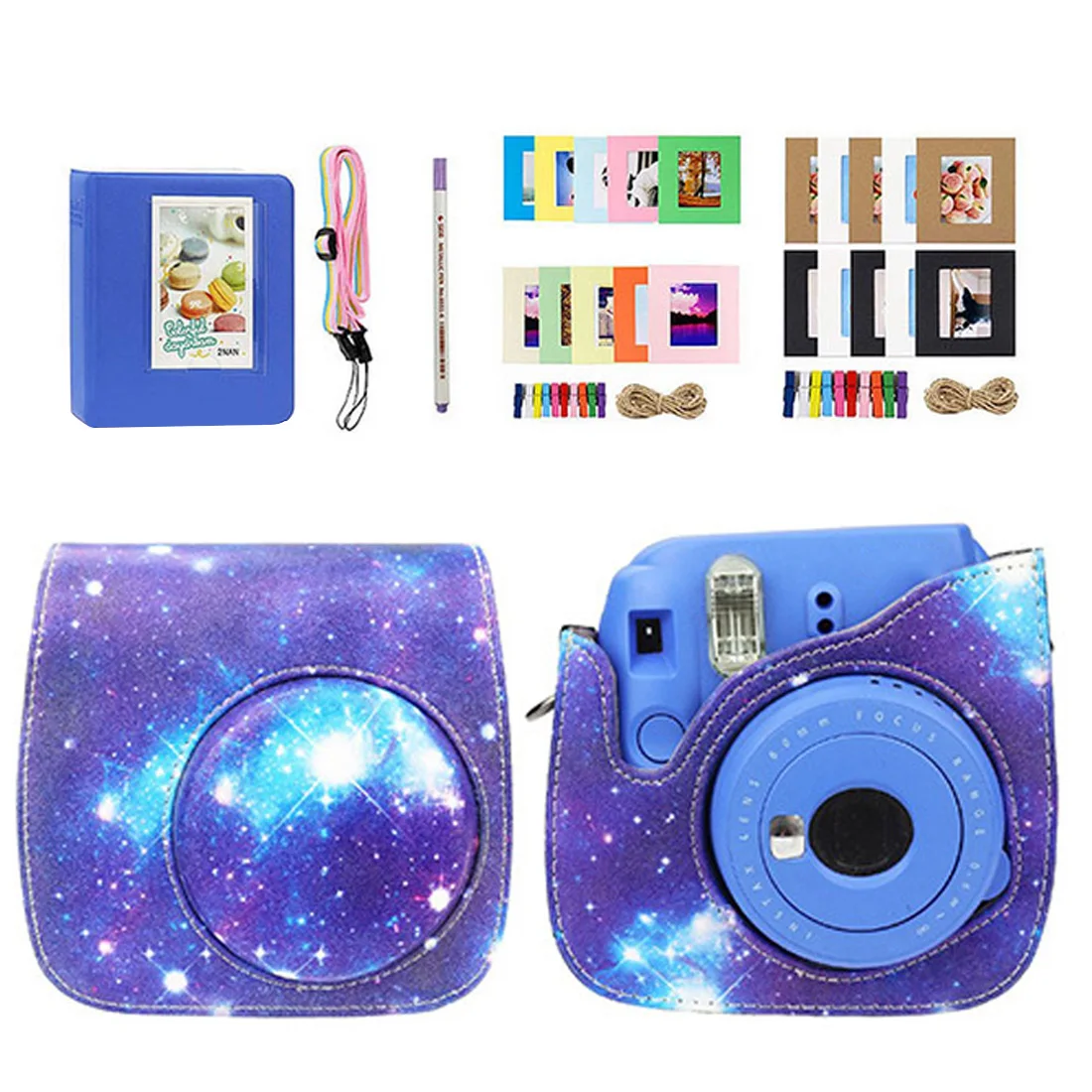 Сумка для камеры Fuji Polaroid Mini 8/9 ремешок стикер фильтр объектива фоторамка наклейки