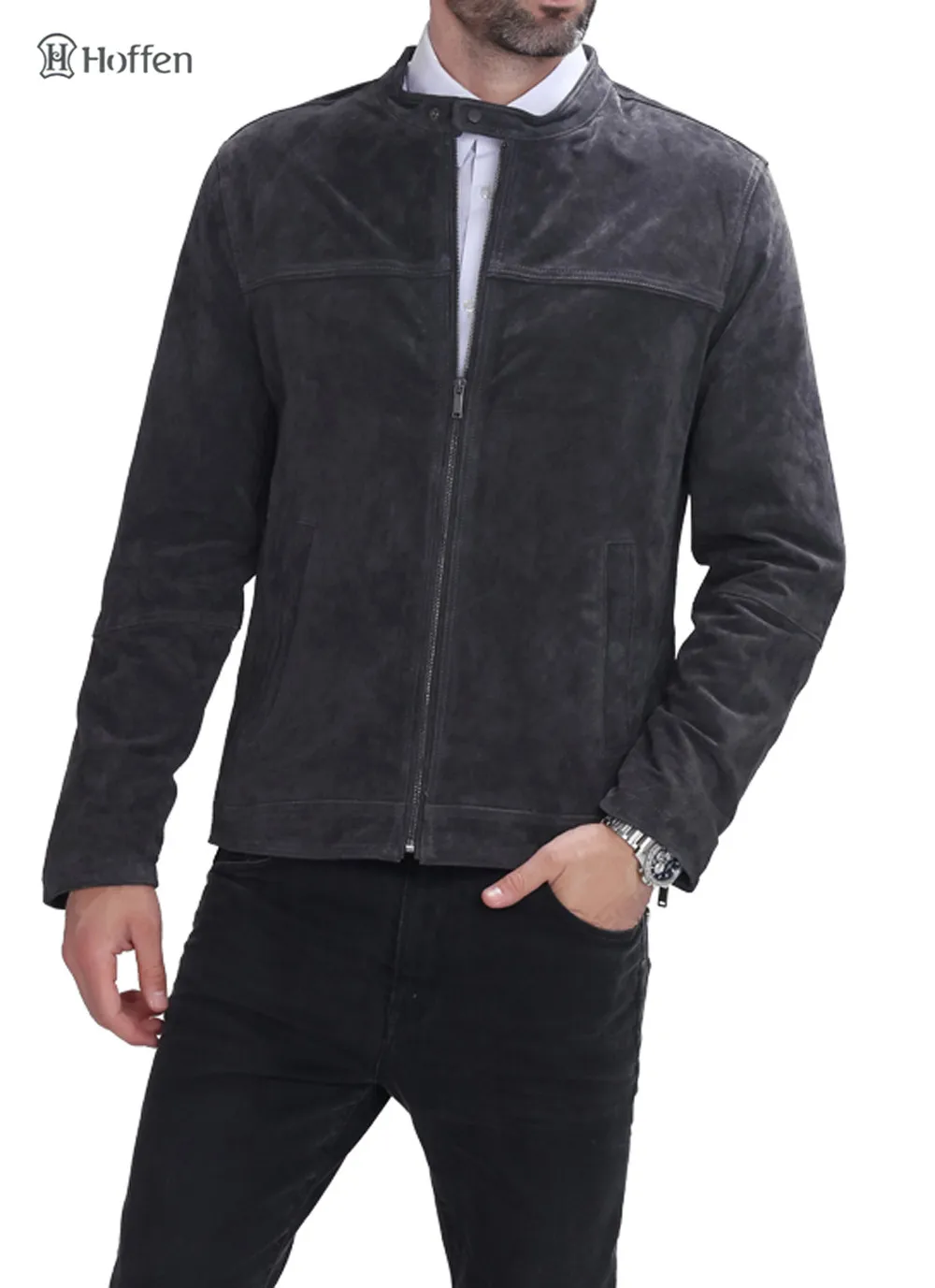 Мужская мотоциклетная куртка с воротником стойкой на молнии|overcoat men|overcoat maleovercoat