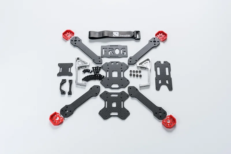 FPV гоночный Дрон FROG Lite 218 мм Квадрокоптер из углеродного волокна 4 Arm X Frame DIY Набор