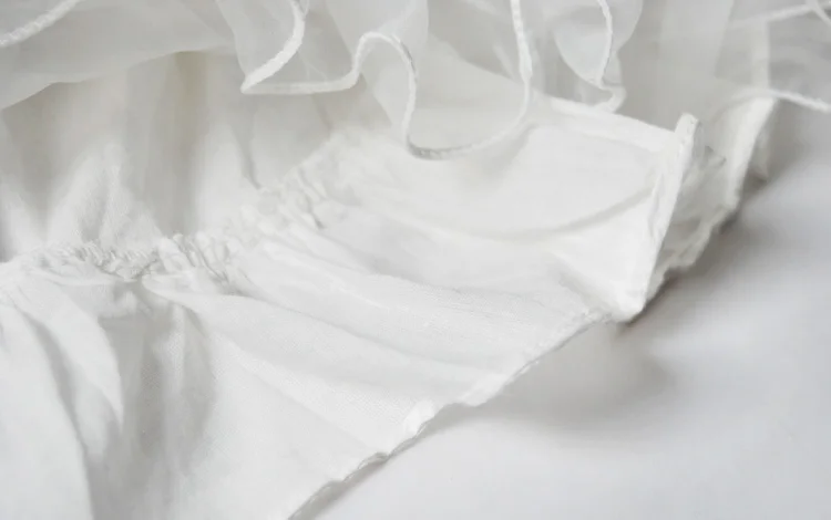 Высококачественная Белая Тюлевая пышная подъюбник для маленькой девочки на