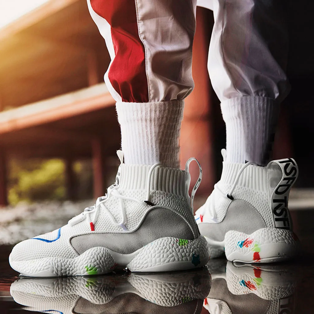 CHAMSGEND/пара беговых кроссовок с высоким берцем для мужчин и женщин; уличные кроссовки; Лидер продаж; дышащие летние спортивные кроссовки для тренировок; 09