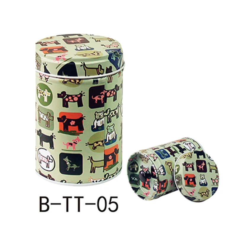 Жестяная коробка с двойным покрытием Высокая герметизация надписью Coffee горшок