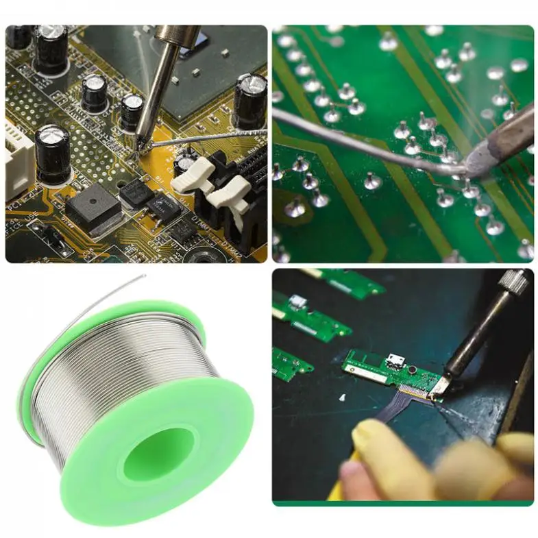 

100g 1.0mm 0.5mm-0.8mm 99.7% Sn 0.3% Cu Environmental-friendly Lead-free Rosin Core Solder Wire with Flux and Low Melting Point