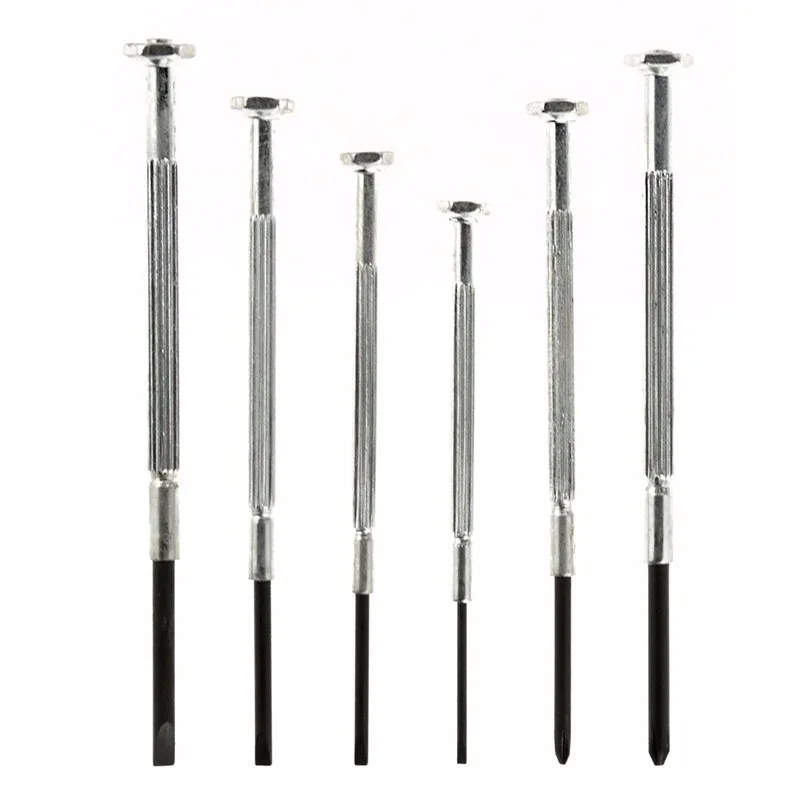 Flexsteel 6 шт. набор многофункциональных прецизионных отверток с прорезными крестовыми битами для часов, очков, отверток, набор инструментов для ремонта