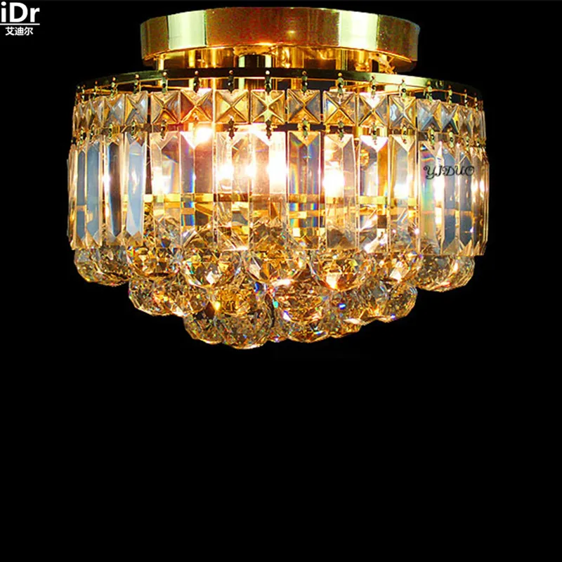 Дешевая лампа для спальни проходные огни крыльцо прохода потолок с золотыми