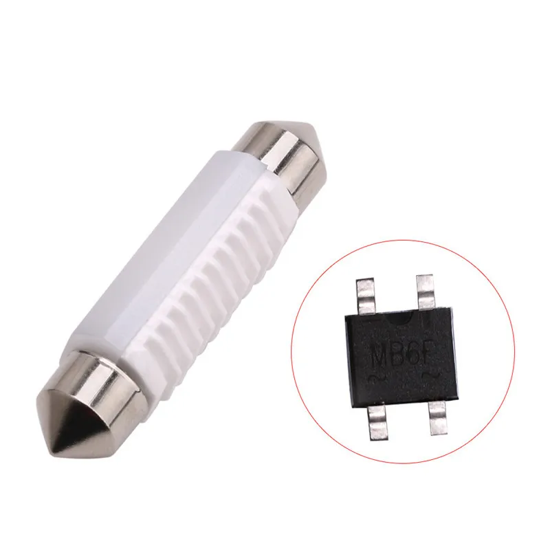 1х 2SMD 31 мм 36 39 41 C5W 3030 керамическое светодиодное освещение фестонного типа для