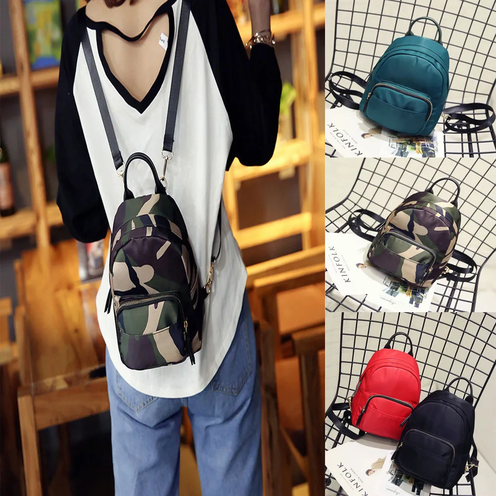 Для женщин рюкзак Водонепроницаемый нейлон школьные сумки для девочек