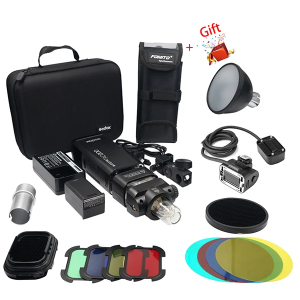 ЕС Fomito Godox AD200 комплект 200Ws 2,4G ttl карманная вспышка 1/8000 HSS с Fomito BS200 портативный чехол EC200 AD-S2