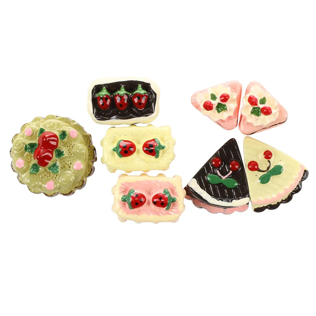 8 шт. миниатюрные торты для кукольного домика|chocolate miniatures|cake miniaturecake piece |