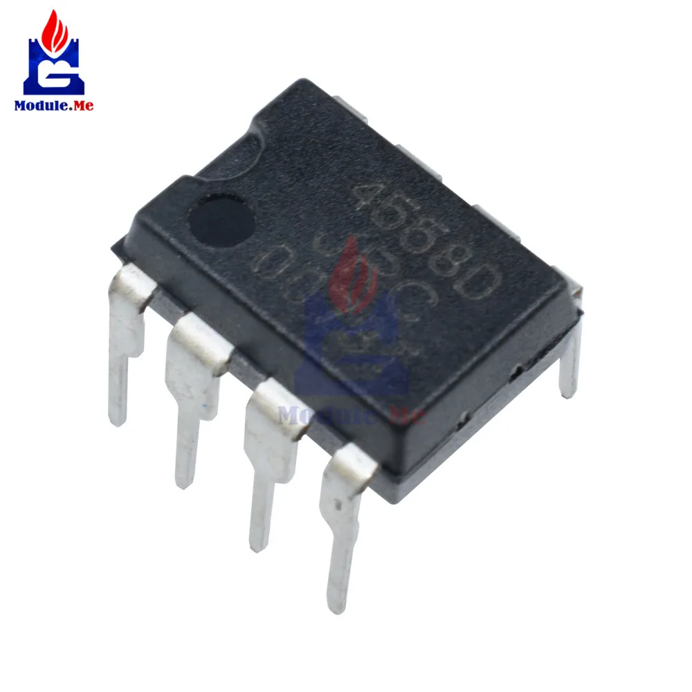 50 шт./лот IC чипы JRC4558 4558 4558D JRC4558D DIP 8 оригинальные Интегральные схемы|Интегральные