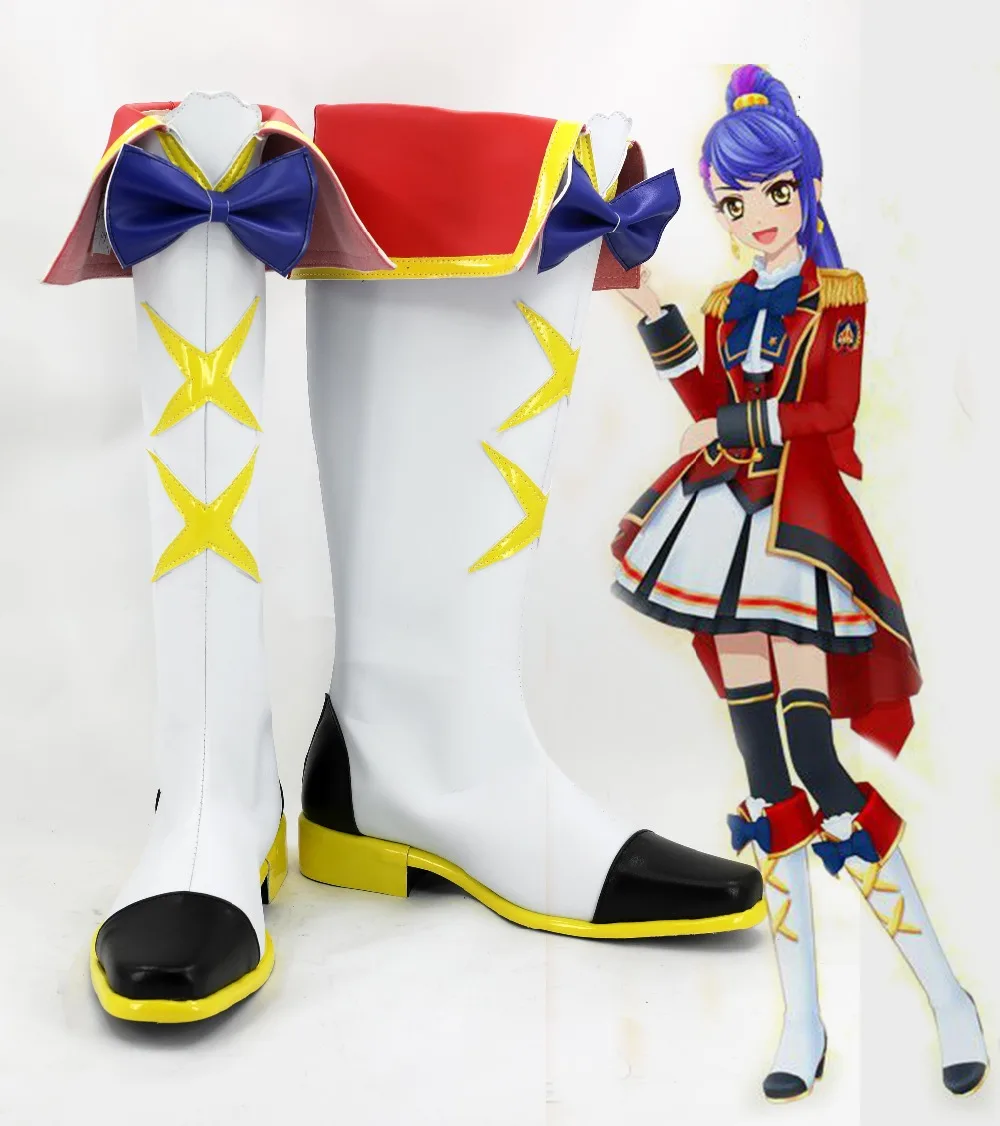 

Aikatsu/Обувь для костюмированной вечеринки со звездами; Shiratori Hime; Сапоги на заказ