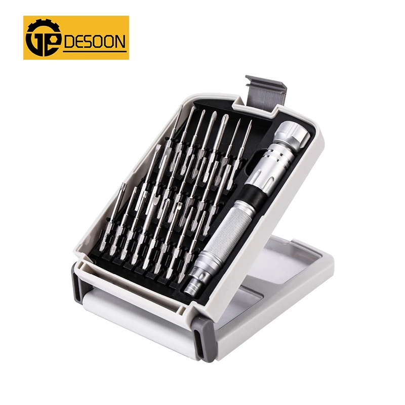 DESOOON Precision Screwdriver Set 23 pcs with 22 bits S2 Steel Repair Tool Kit for Phone/Computer/Electronics/Laptops | Инструменты