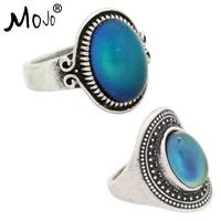 2pcs vintage ring set of rings on fingers mood ring that changes color wedding rings of strength for women men jewelry rs009 011