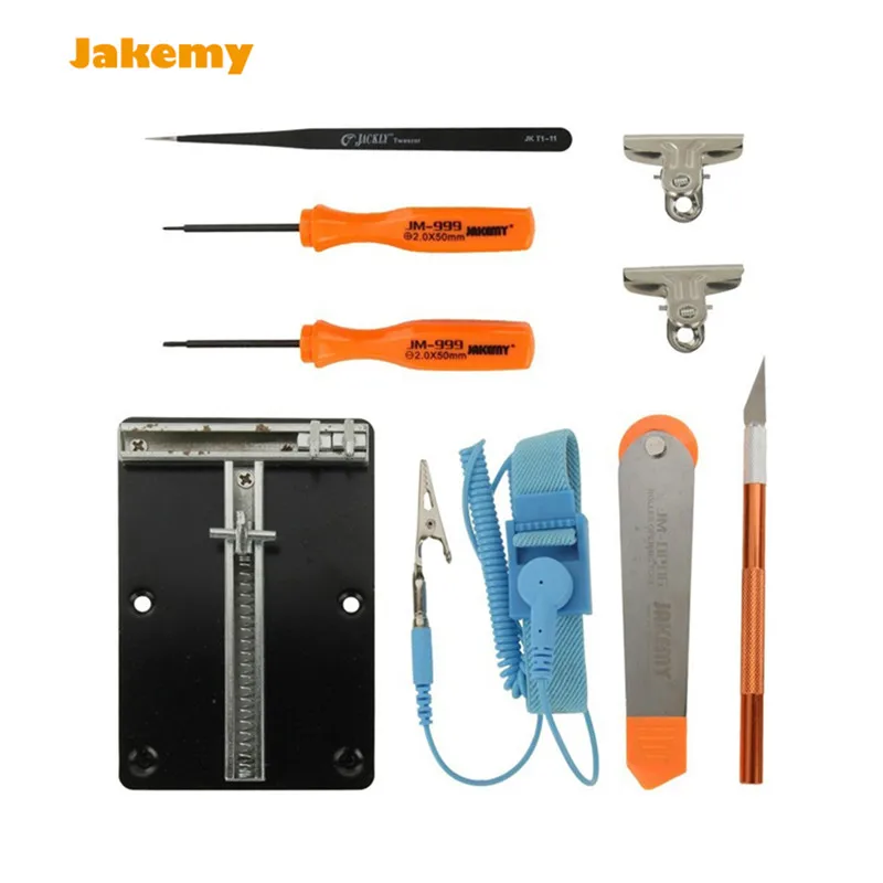 Набор инструментов JAKEMY JM 1102 9 в 1 для ремонта смартфонов прецизионных отверток +