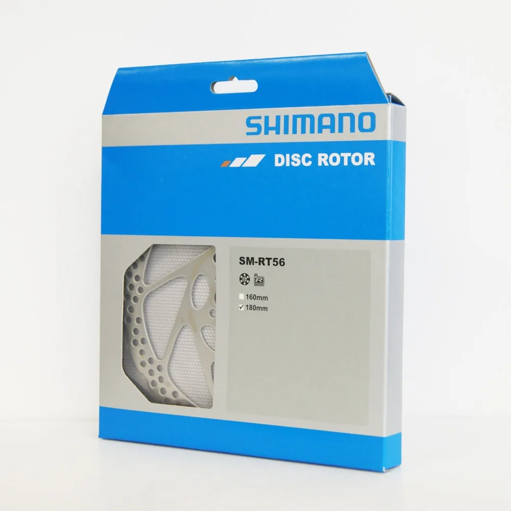 Оригинальный Shimano Deore велосипедный SM-RT56 MTB велосипед 6-болтовый дисковый тормозной