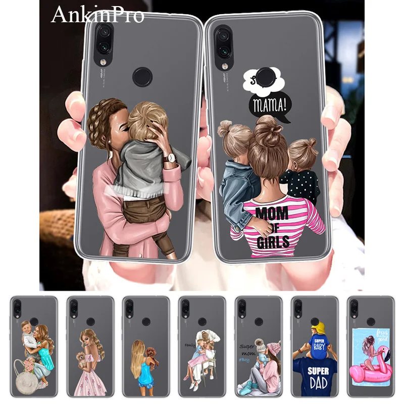 Милый детский чехол AnkinPro для XiaoMi RedMi Note 8 7 6 5 5A 4 4X Pro K20 прозрачный мягкий телефона