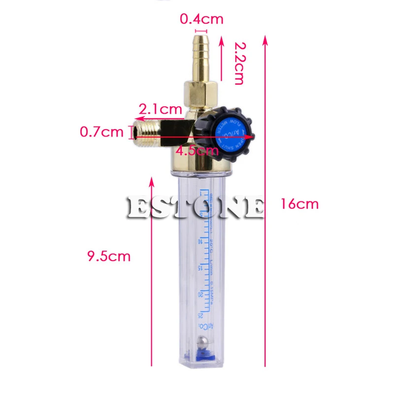 7mm Barb 1/4PT 0.15 MPA Flow Meter Gas Argon AR/CO2 Regulator Weld New 2019 | Инструменты