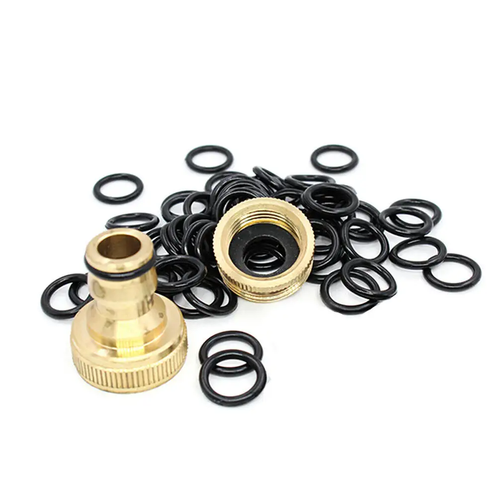 Уплотнительные кольца для мойки высокого давления 50 шт. черные резиновые