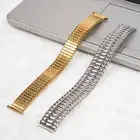 Ремешок для часов, металлический, серебристый, 101214161820 мм