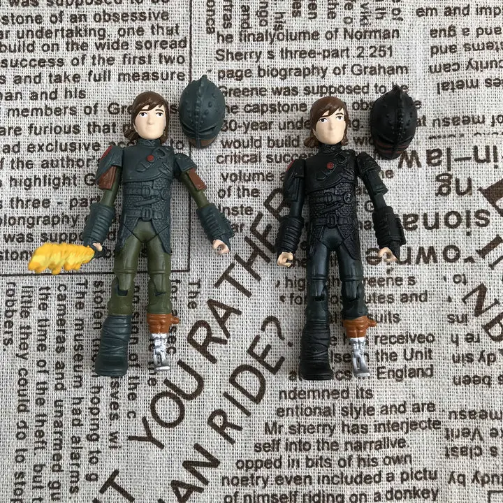 Новая Подлинная форма для литья под давлением ПВХ Беззубик Hiccup Movie Модель