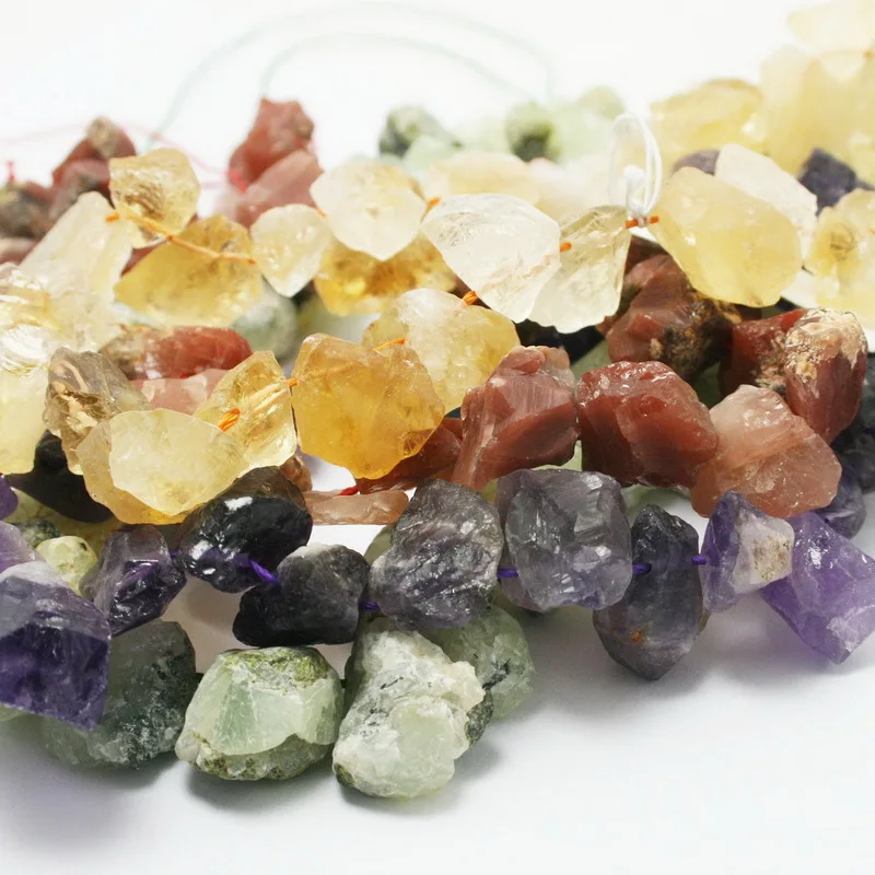 38 шт. необработанные бусины из розового кварца | Украшения и аксессуары