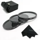Фильтр нейтральной плотности 58 мм, 3 шт., 100% гарантия, фильтр ND2 4 8 + чехол для фильтра для Canon EOS 1000D 650D 600D 550D 500D