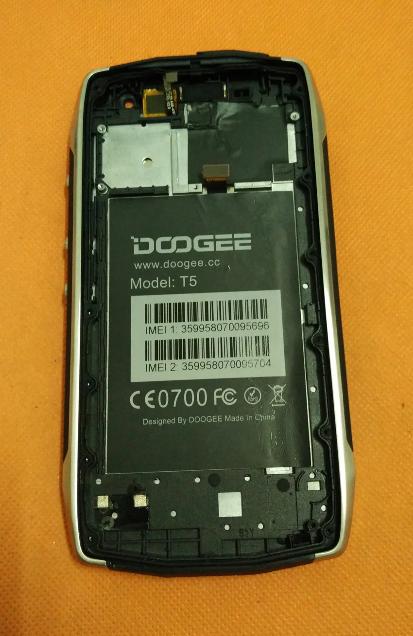 Б/у ЖК-экран+ сенсорный экран+ рамка для DOOGEE T5 MTK6735 восьмиядерный 5," HD 1280x720