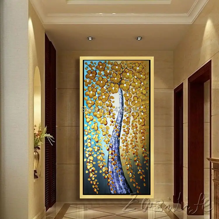 Масляная живопись на холсте настенные картины для входа холст Настенная картина