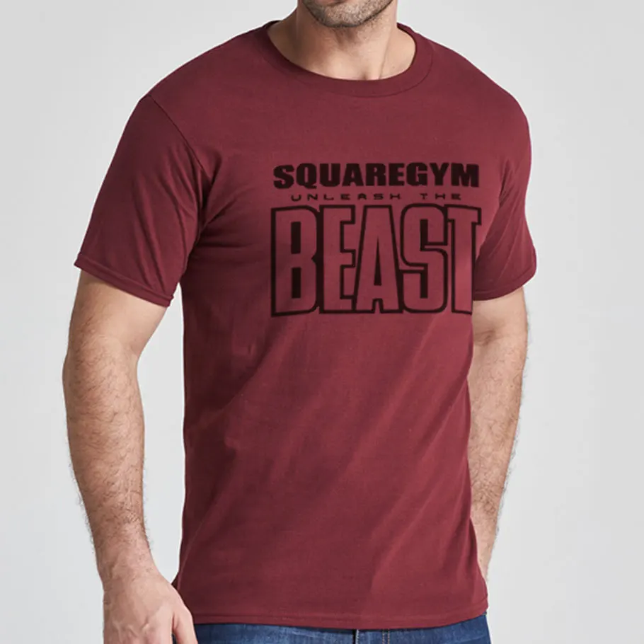 Мужская футболка с коротким рукавом Повседневная для фитнеса тренажерные зала