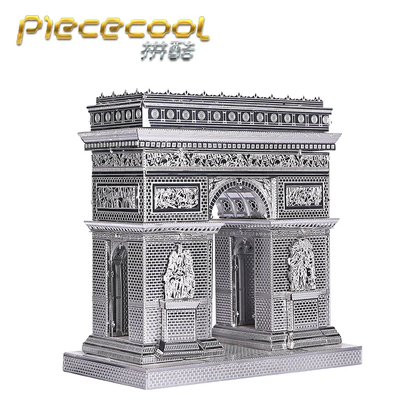 Оригинал pieccool 3D Сборка металлических пазлов Триумфальная арка Строительные