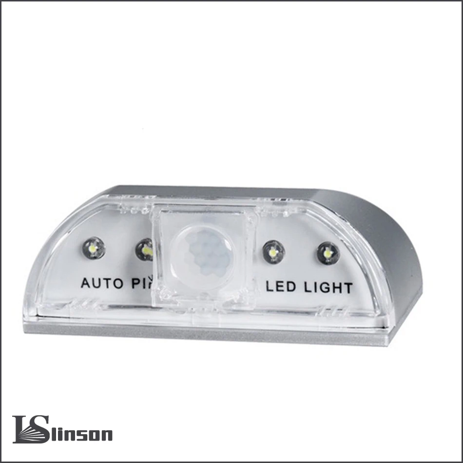 Умный PIR датчик движения светодиодный ночник на батарейках Беспроводной