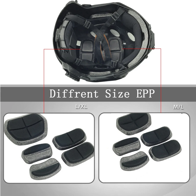 

FMA Fast Military Tactical Sports Helmet PJ Type Version Airsoft Paintball NVG Mount Brackets TB819 DE Helmet