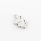 Единорог, Плавающие Подвески, подходят плавающие Подвески-медальоны, FC0242