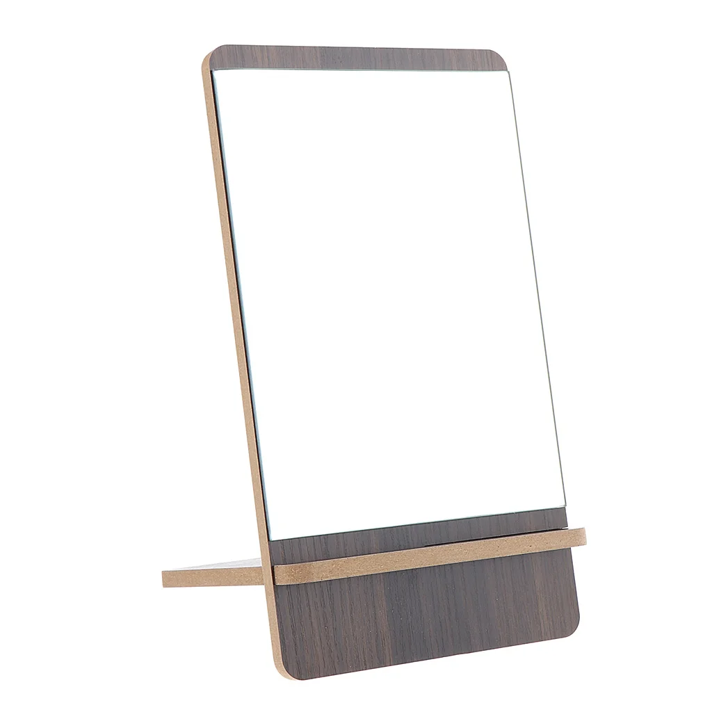 Wood Countertop Makeup Vanity Mirror Detachable for Bathroom Cosmetic Shaving | Красота и здоровье