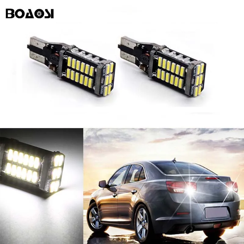 Boaosi 2x T15 W16W Canbus 6000 К ксенон белый 30 светодиодный задний фонарь заднего хода для Chevrolet Cruze Malibu Epica CAPTIVA равноденствие