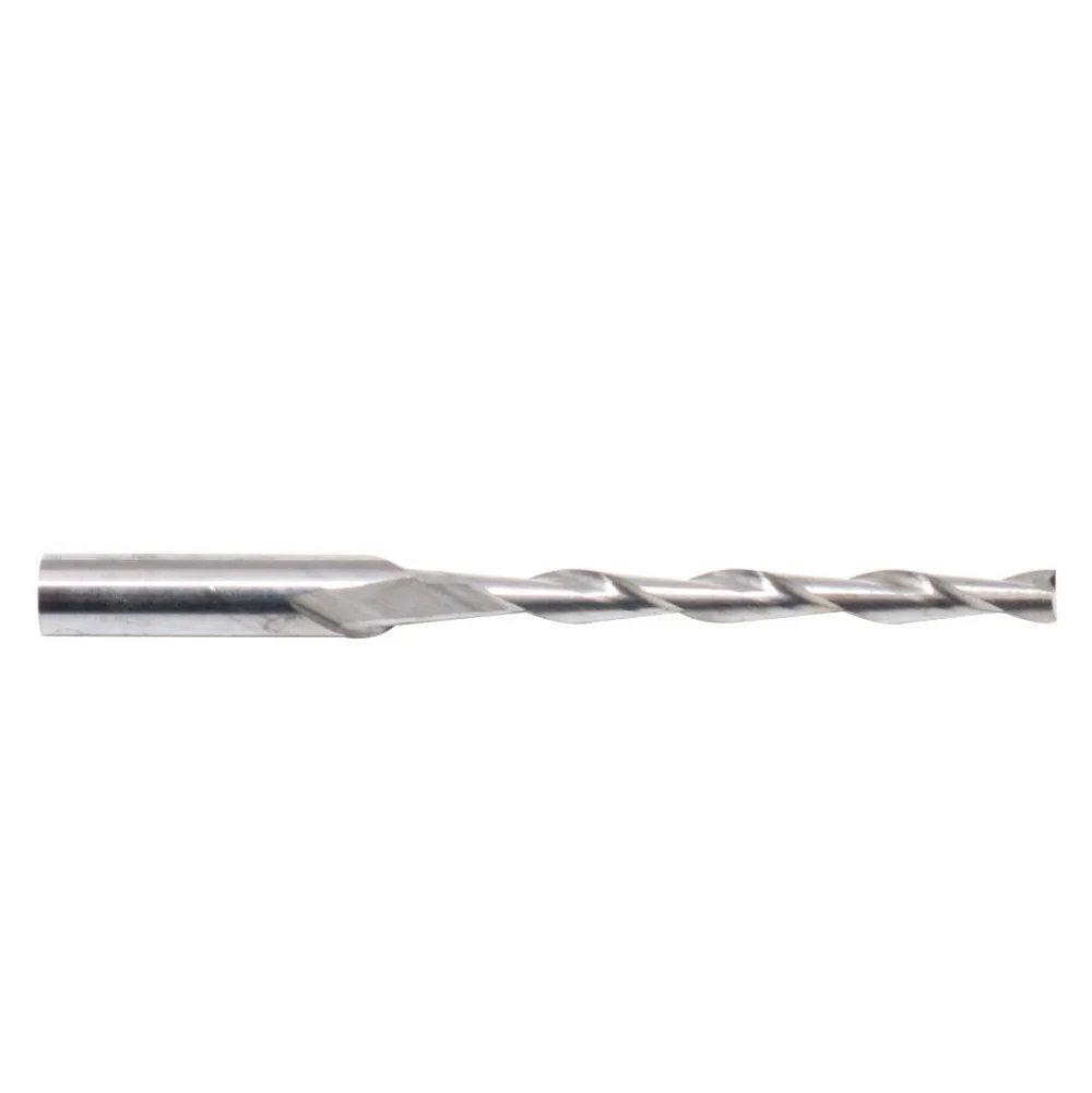

50pcs CNC Two Flute Spiral Bit 3.175x2x22mm Cutting Acrylic ABS