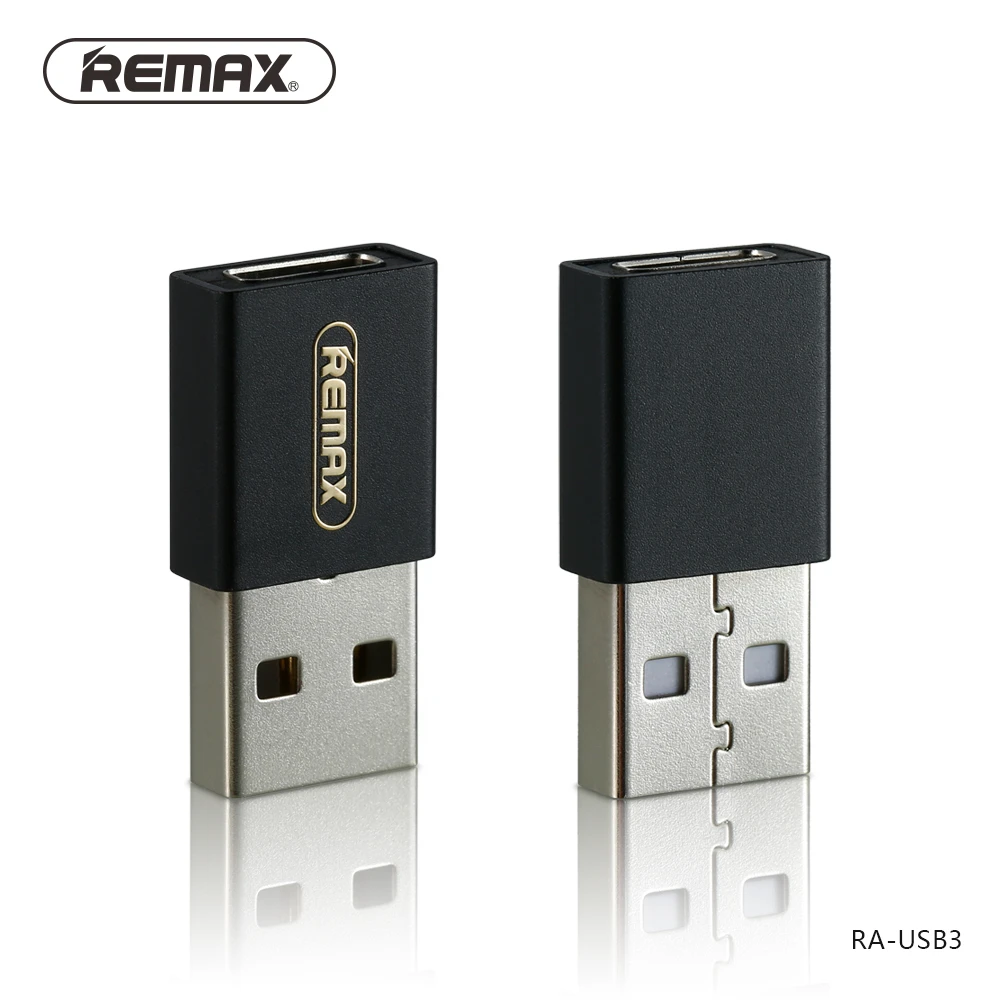 Remax USB 3,0 для Тип usb-c usb C QC 3,0 адаптер 5В 3A OTG адаптер для зарядки и передачи данных конвертер для samsung/xiaomi macbook