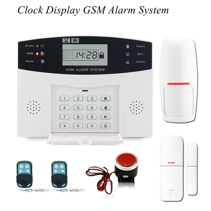 Enlarge English/Spanish/Germany/ French Version  GSM Alarm System  App Remote Control